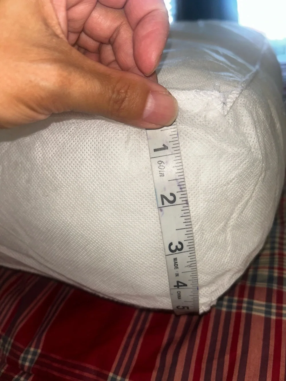 Washable chair cushion back (insert and cover) Velvety Finish